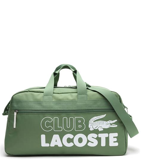 lacoste duffle bag green|lacoste rolling duffle bags.